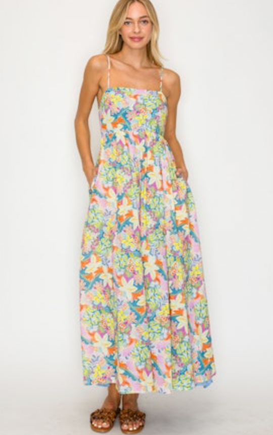 Eros Bouquet Maxi Dress