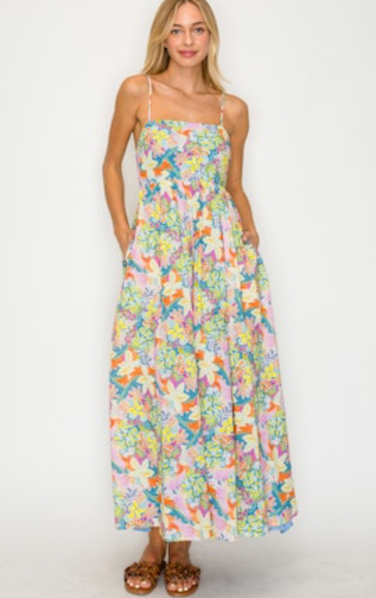 Eros Bouquet Maxi Dress