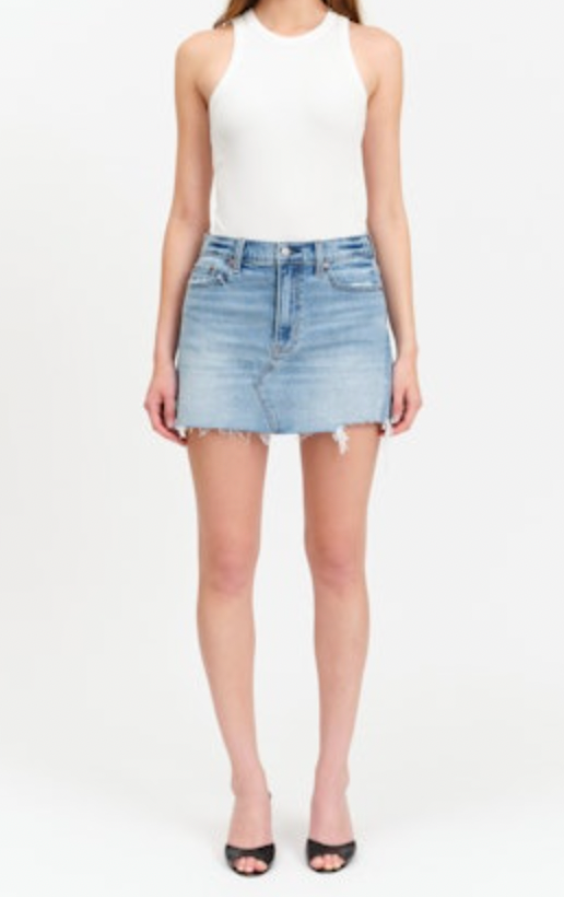 Malibu Midi Skirt Mid Waist - Obviously Vintage