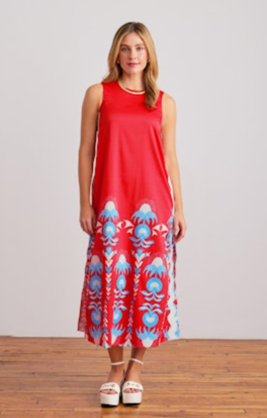 Marlo Dress - Red Thistle
