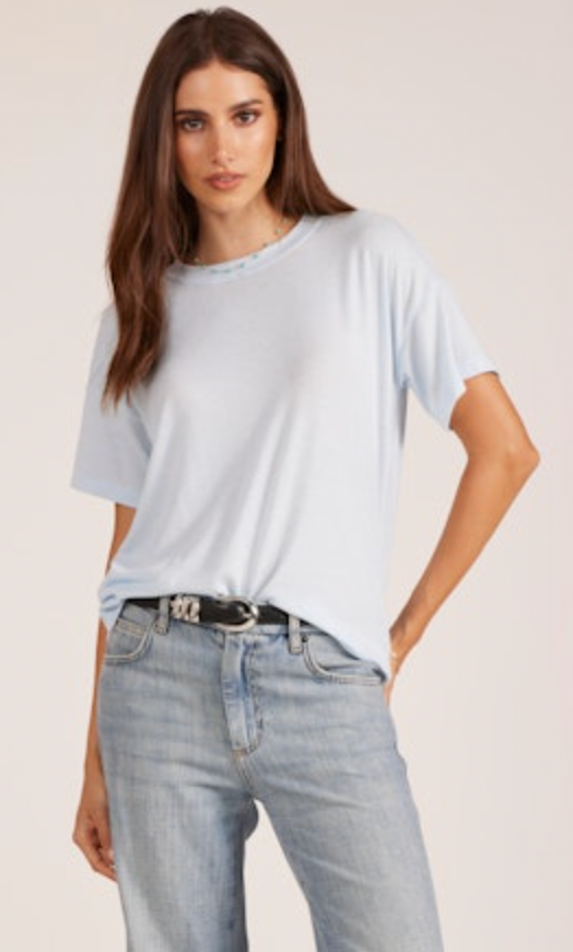 Boyfriend Tee - Cool Blue