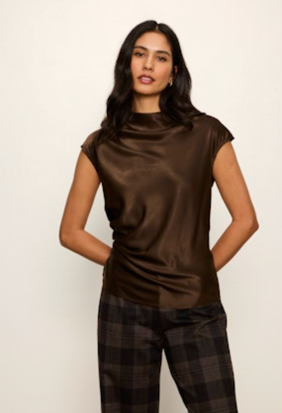 Nights with you Satin Shell - Espresso Martini