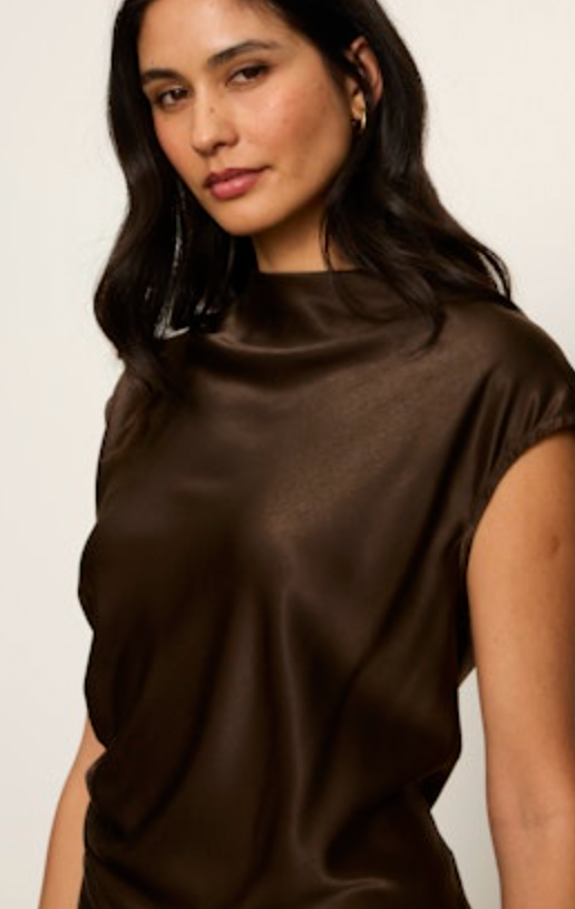 Nights with you Satin Shell - Espresso Martini