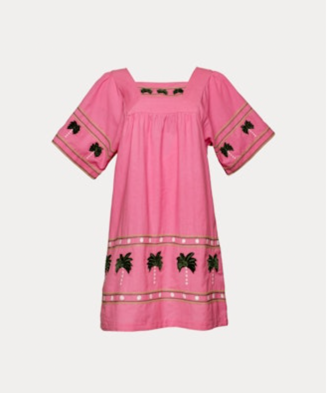 Picnic Mini Palm Tree Dress