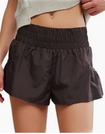 Get Your Flirt On Shorts - Chocolate