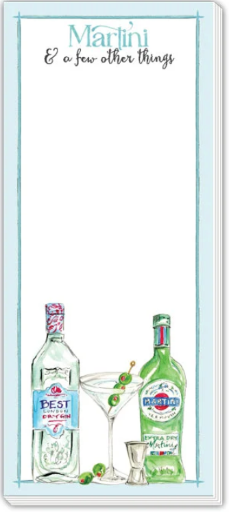 Skinny Martini and a few other things notepad