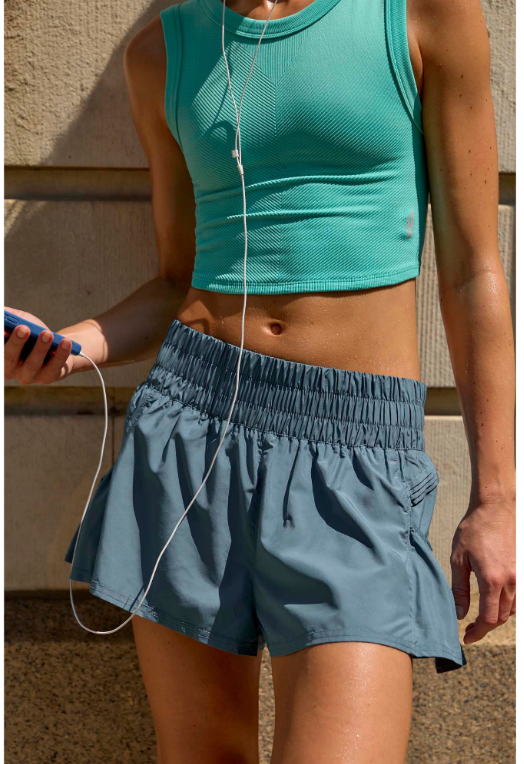 Get Your Flirt On Shorts - Riptide