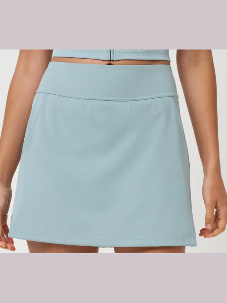 Moveknit Game Set Match Skort - Slate