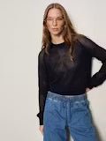 Soleil Open Stitch Sweater - Navy Blazer
