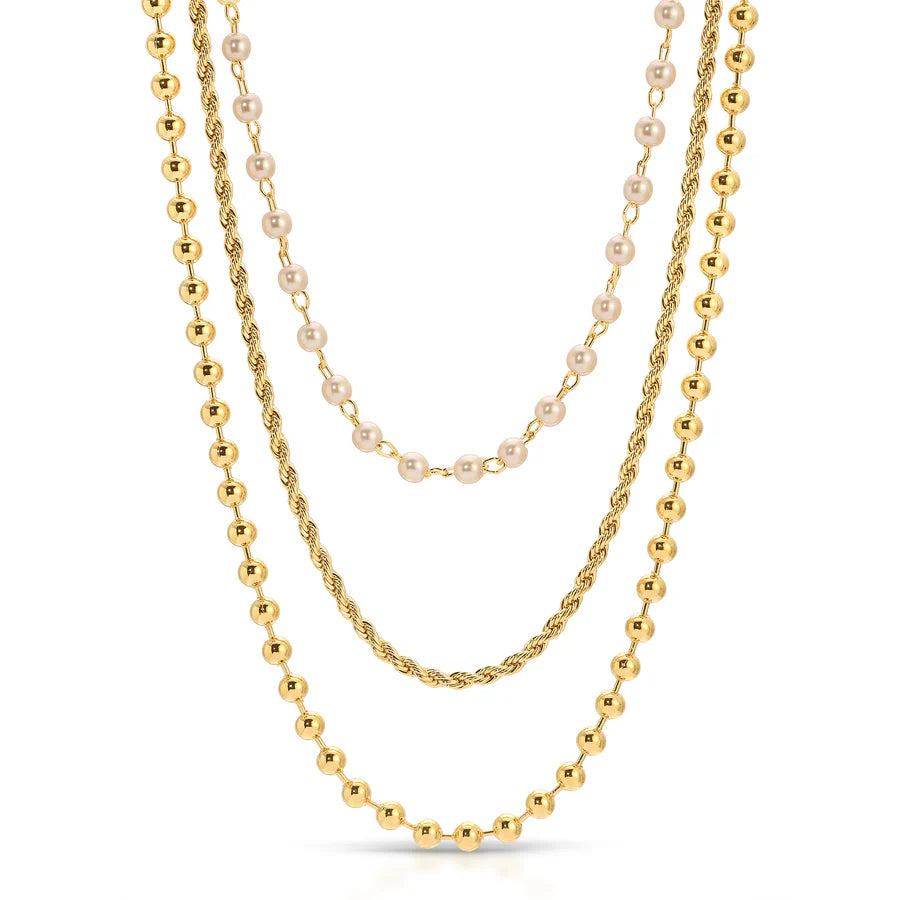 Pearl Trio Necklace