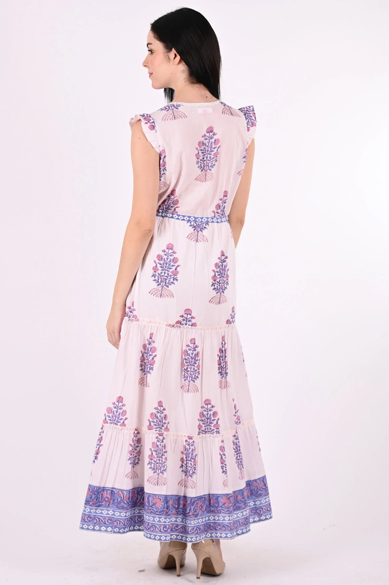 Tara Maxi Dress - Purple Boothi