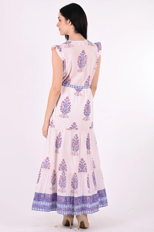 Tara Maxi Dress - Purple Boothi