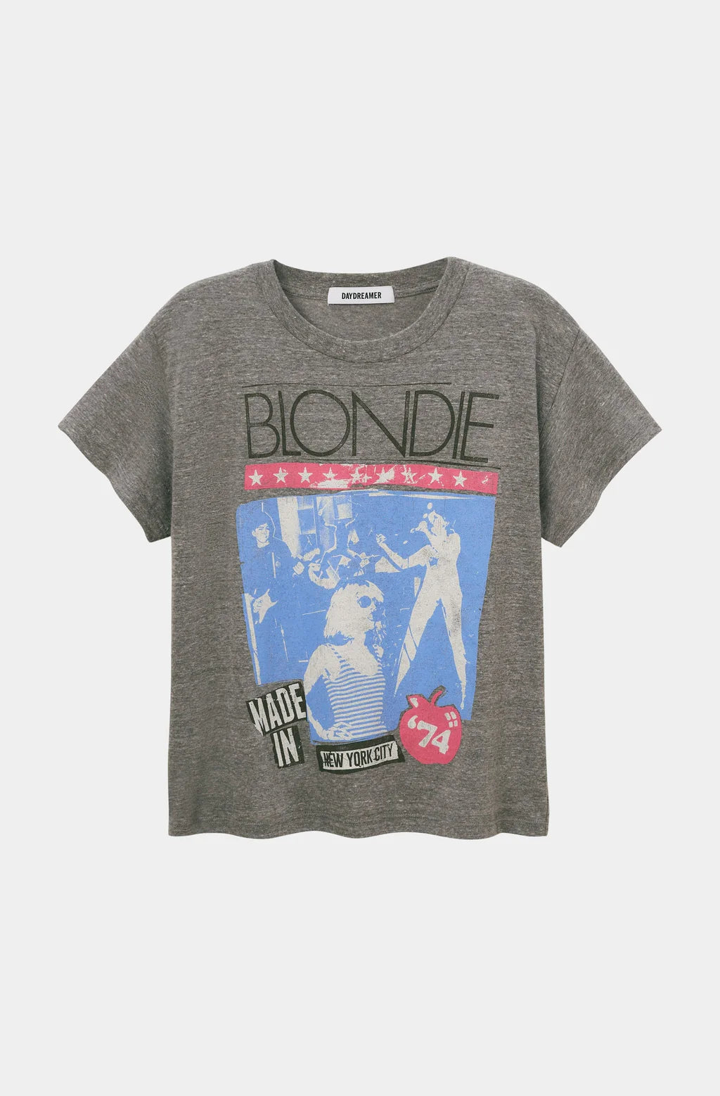 Blondie Made in New York Tee - Heather Grey