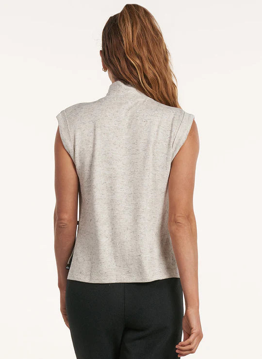 Stone Mock Neck Muscle Tank - Stylish Comfort for Any Occasion