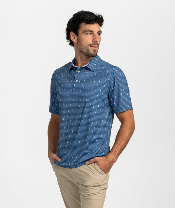 Fore The Best motion Tech Polo SS - Tee Off