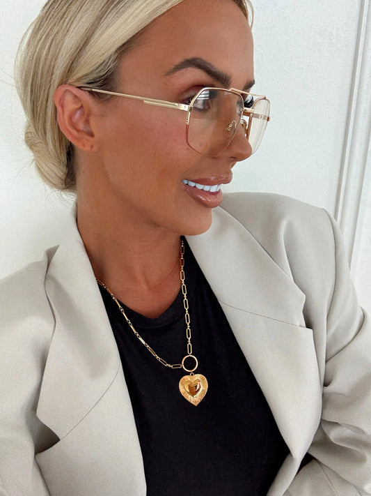 Bursting Heart Necklace