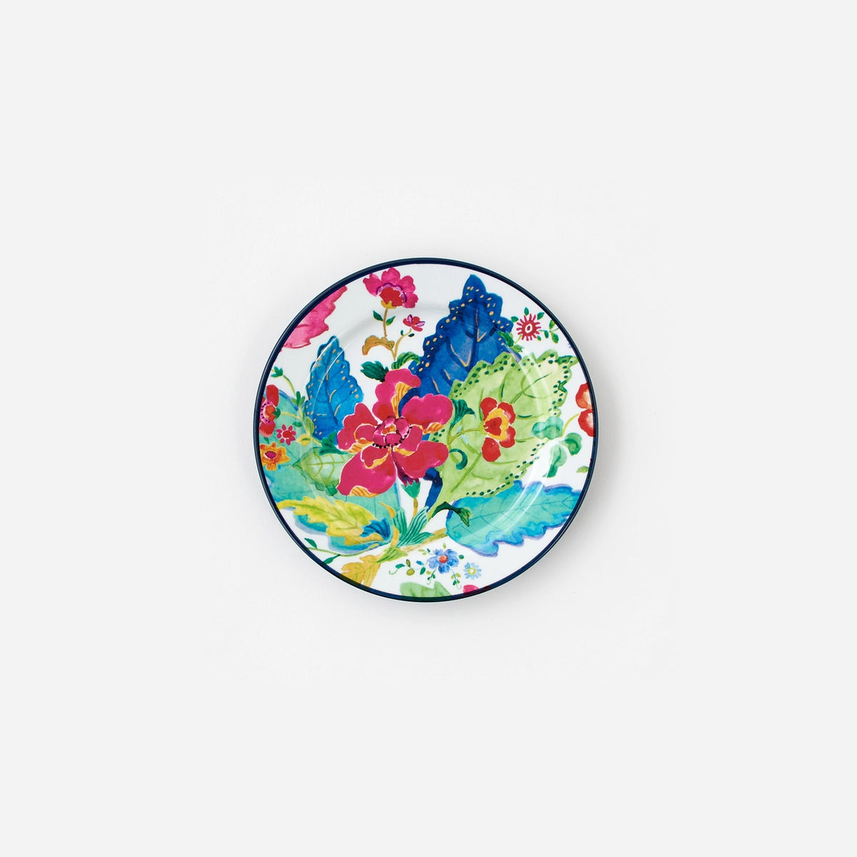 Tobacco Leaf Enamel Plate - 11.5
