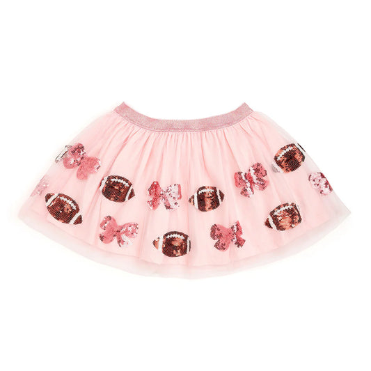 Bows and Football Sequin Tutu