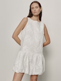 GARDEN EYELET BUBBLE DRESS