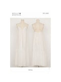 White and Gold Woven Dress