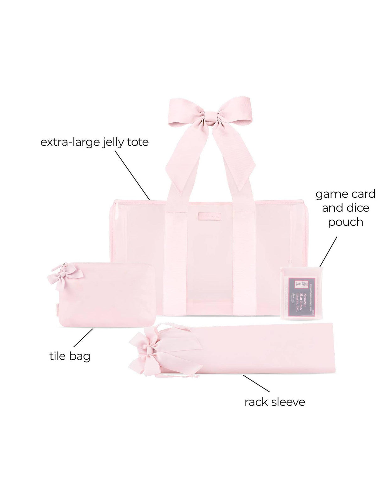 Case-Mate Mahjong Jelly Tote Set