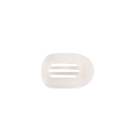 Coconut White | Tiny | Flat Round Clip