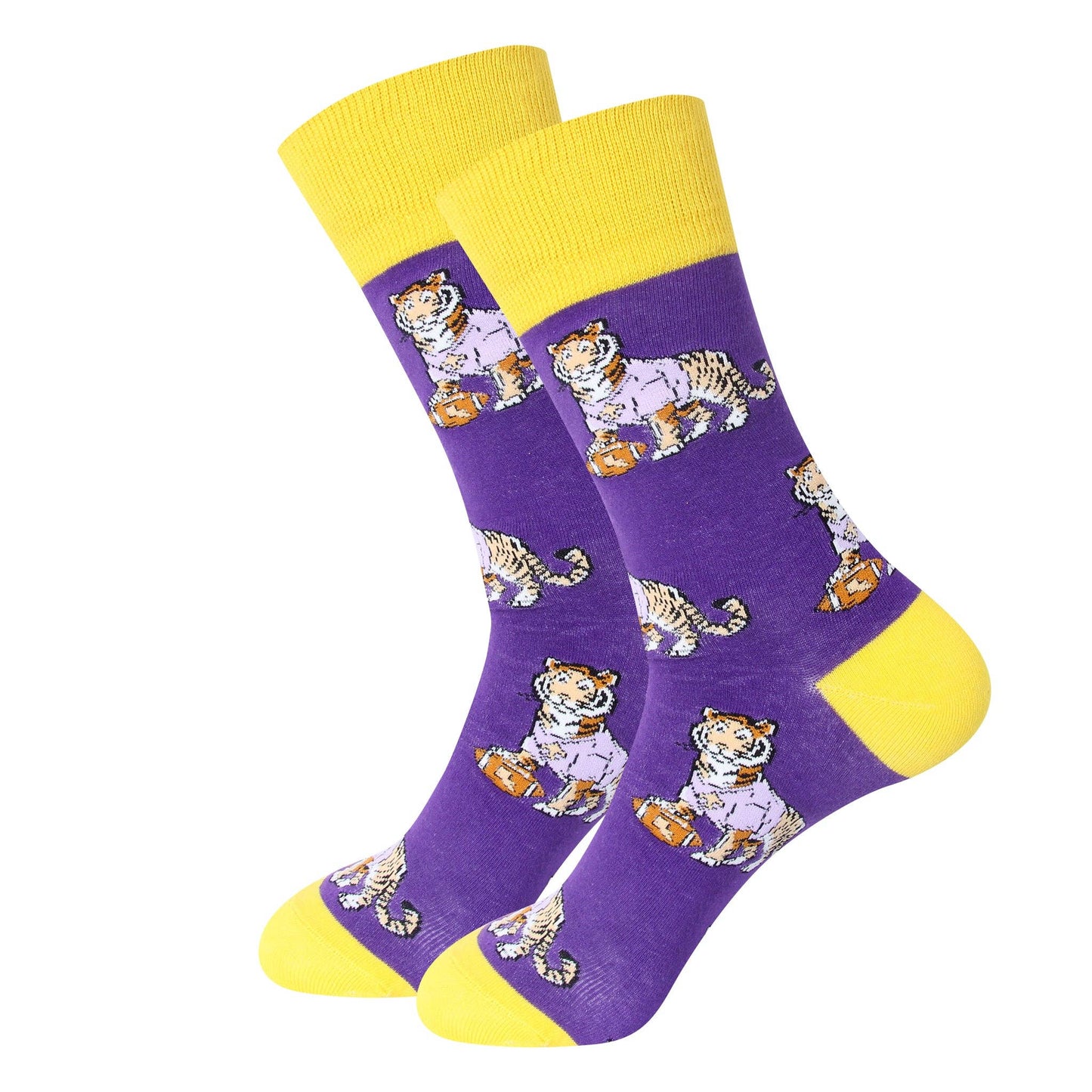 Purple Tiger Socks