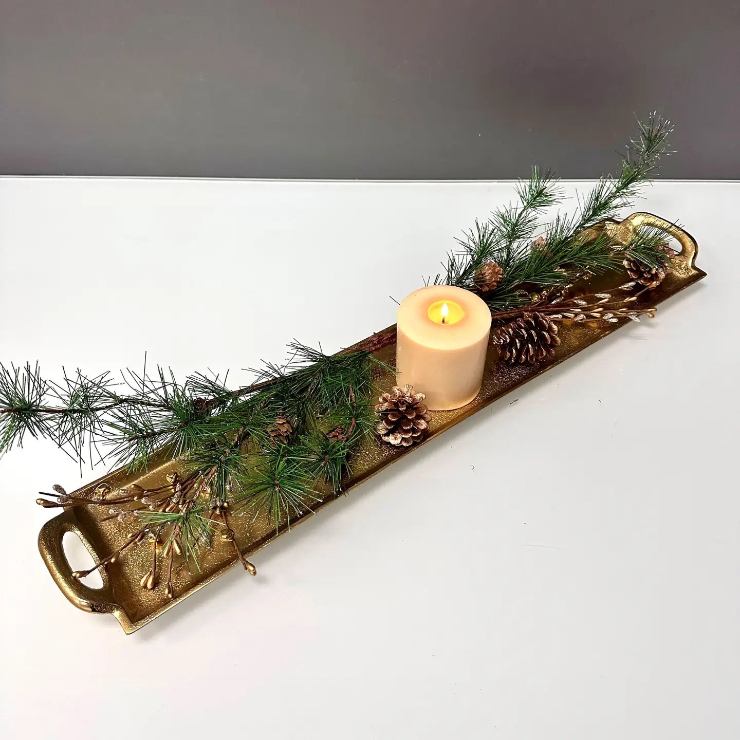 Gold Textured Tray - Thumbnail 2