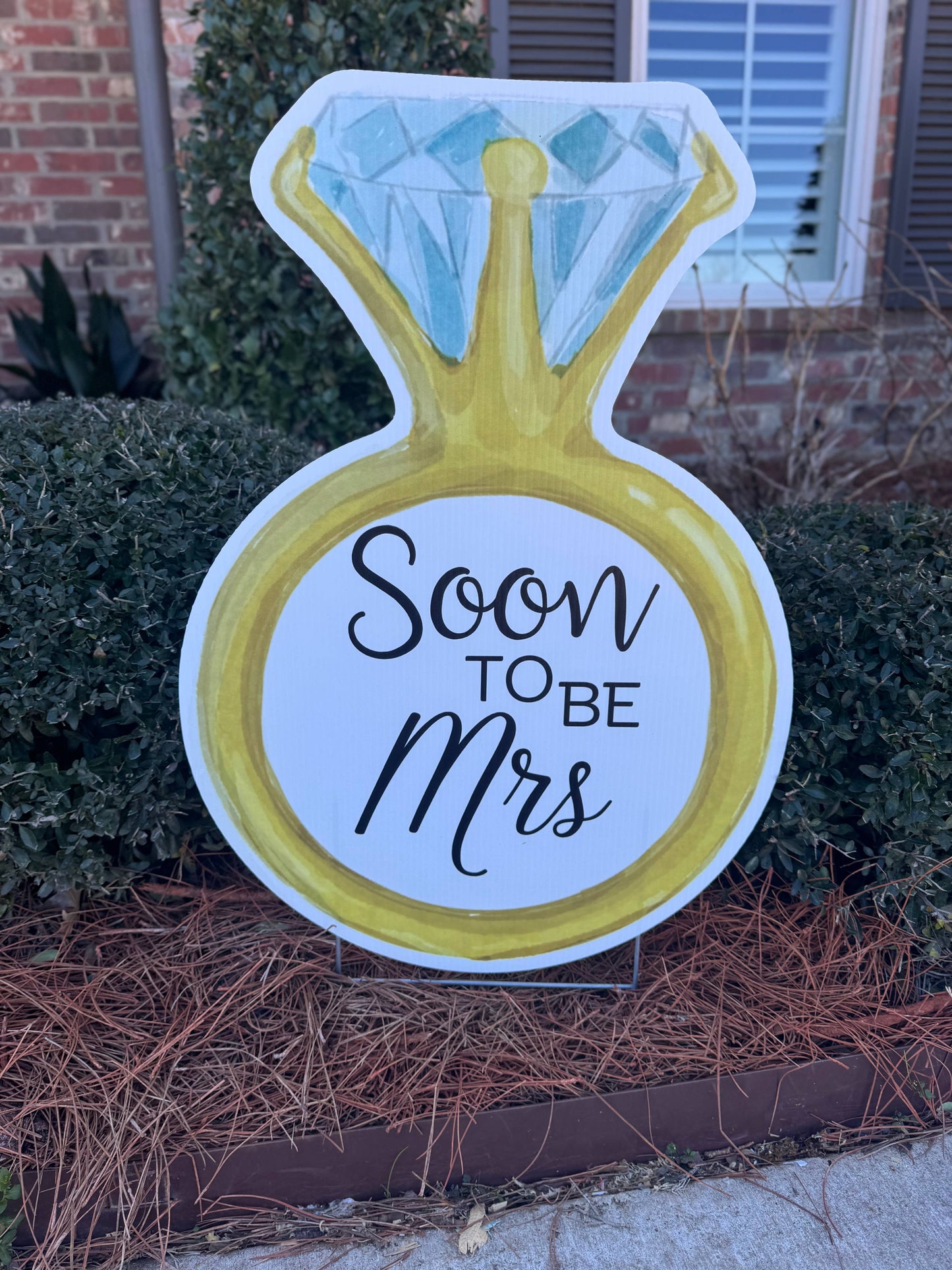 Soon to be Mrs. Ring (black Text)