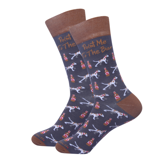 Point Me To The Bar Socks