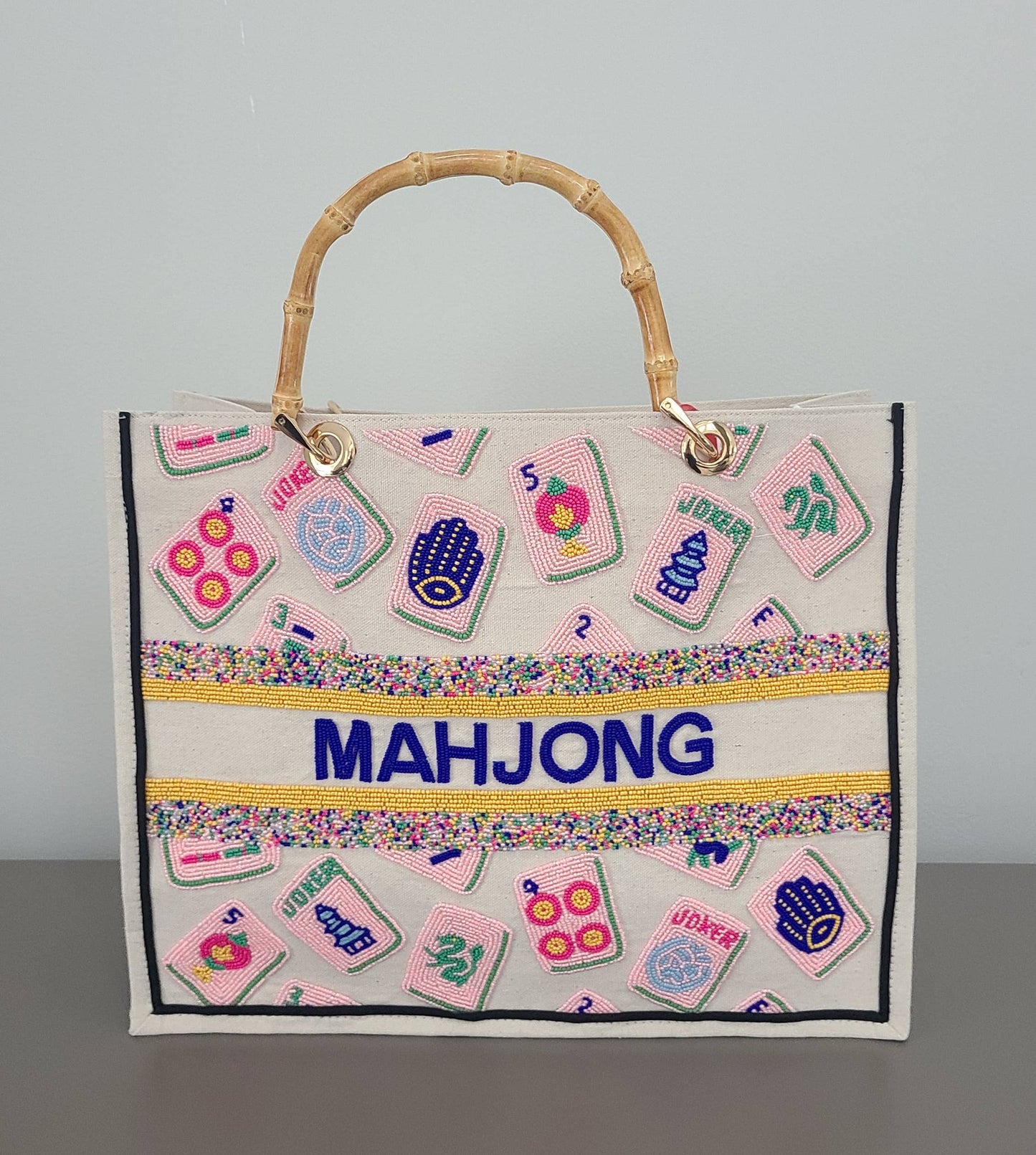 Mahjong tote Bamboo CDBH 732 PINK