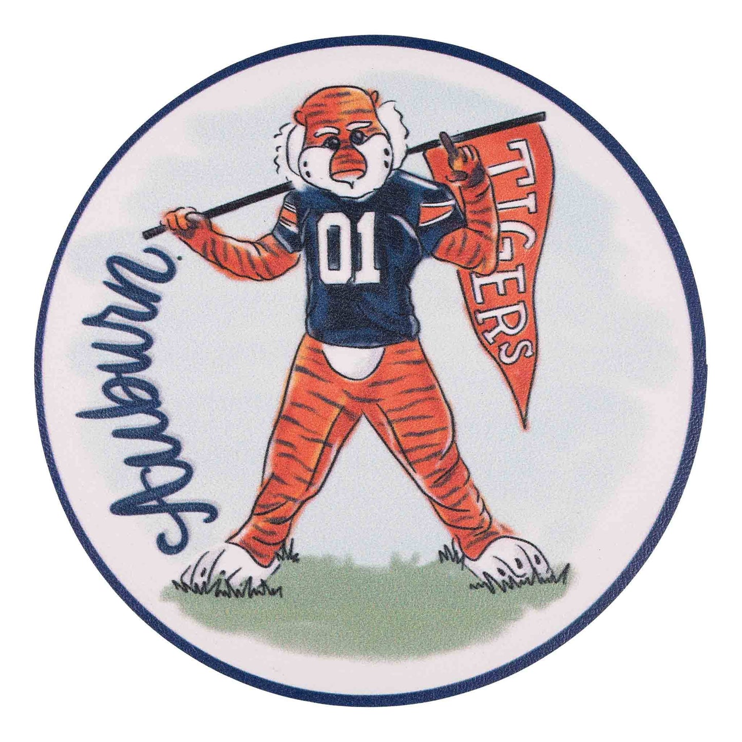 Auburn Mascot Coaster Set/4