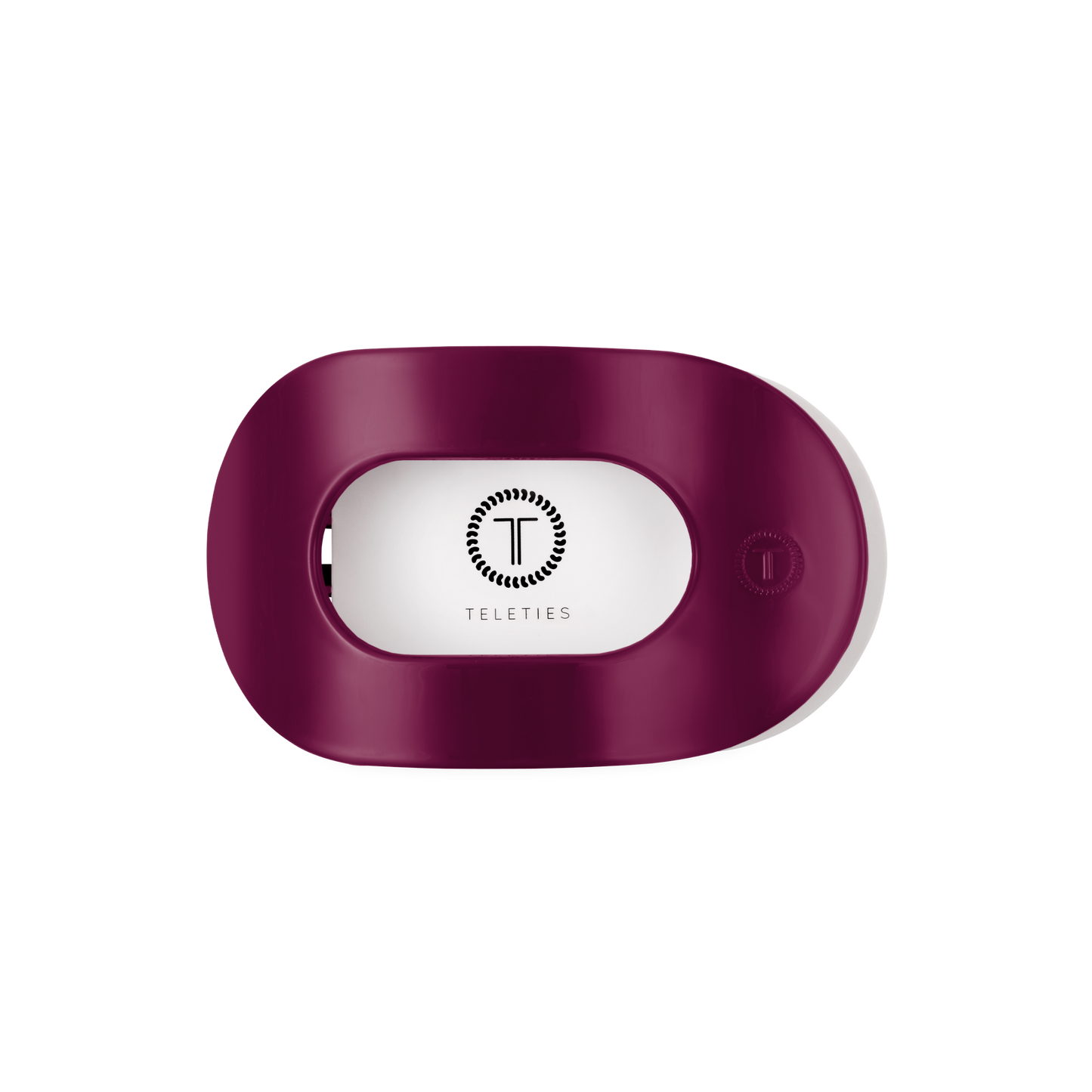 Mulberry Medium Flat Round Hair Clip