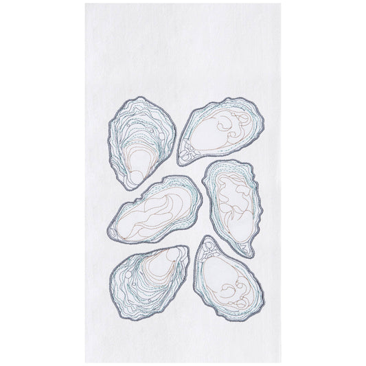 Coastal Oysters Kitchen Towel