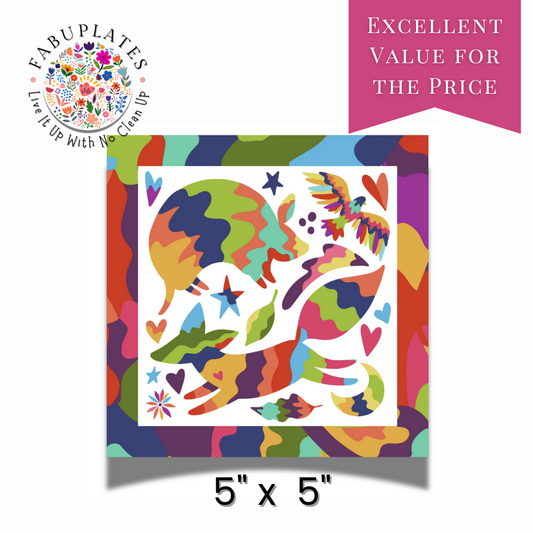 Joyful Otomi 24ct Cocktail Napkin Separates (3ply)