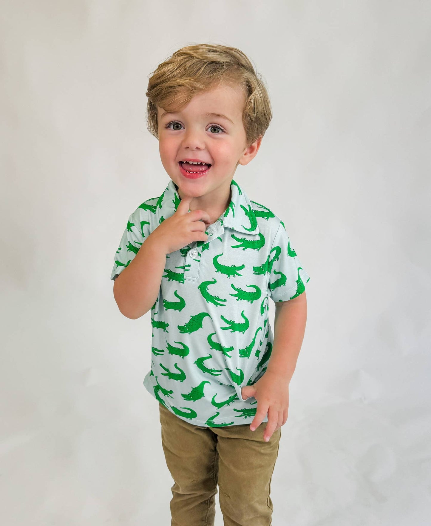 Blue Alligators SS Polo Shirt