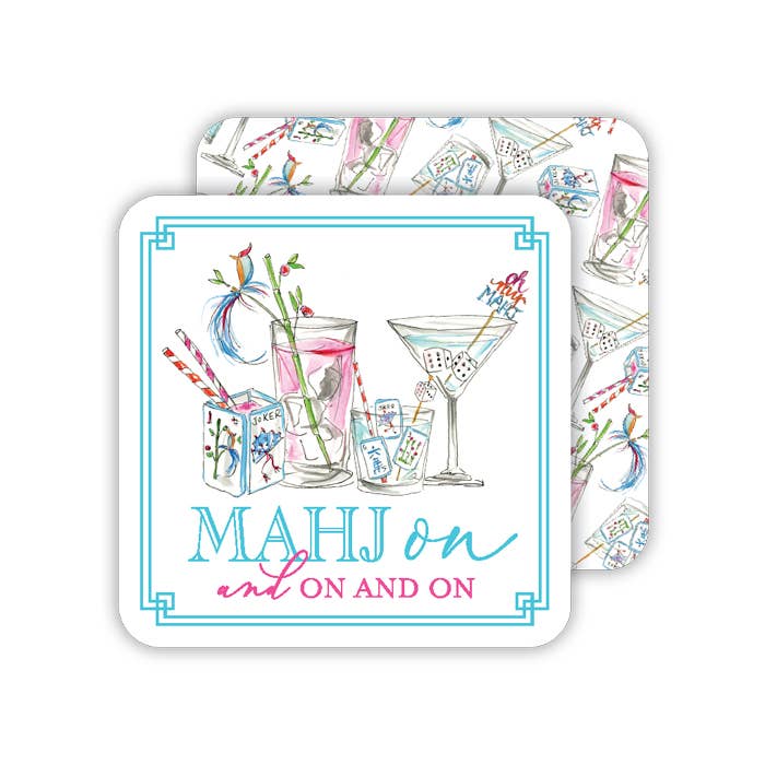 Mahjo Tiles Mahj on and on and on Coaster - Thumbnail 3