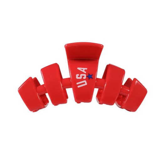 Classic Hair Clip | Medium | USA Red
