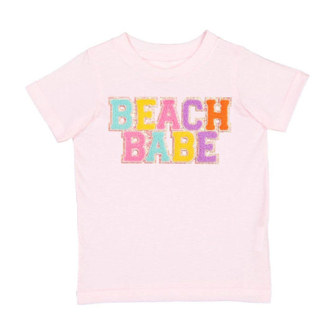 Beach Babe Patch Short Sleeve T-Shirt - Kids Summer Tee