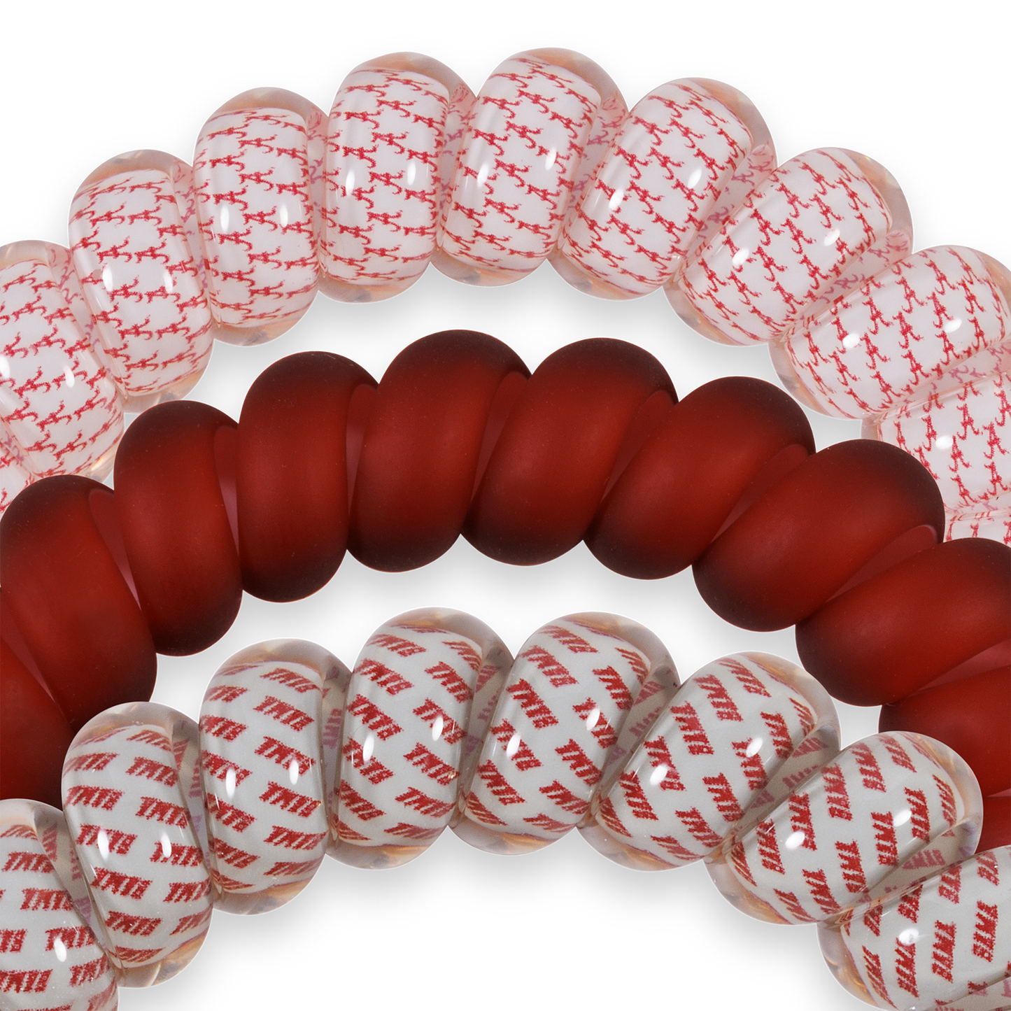 Spiral Hair Coils | Large | Roll Tide! Hair Ties
