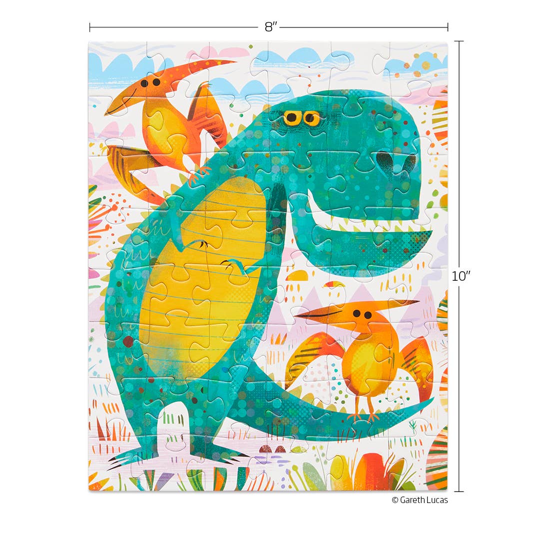 T-Rex and Friends | 48 Piece Kids Puzzle Snax