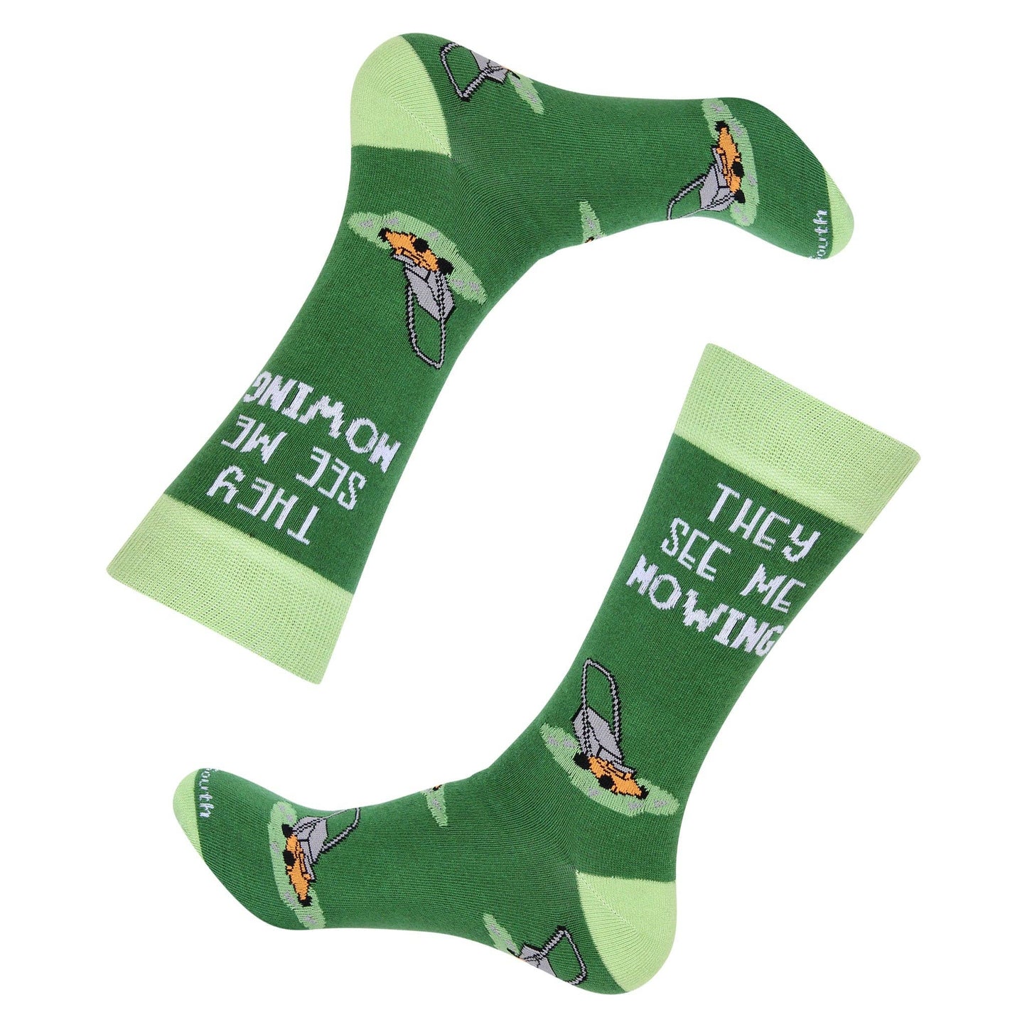 They See Me Mowing Socks