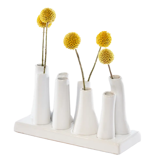 Pooley Bud Vase - White