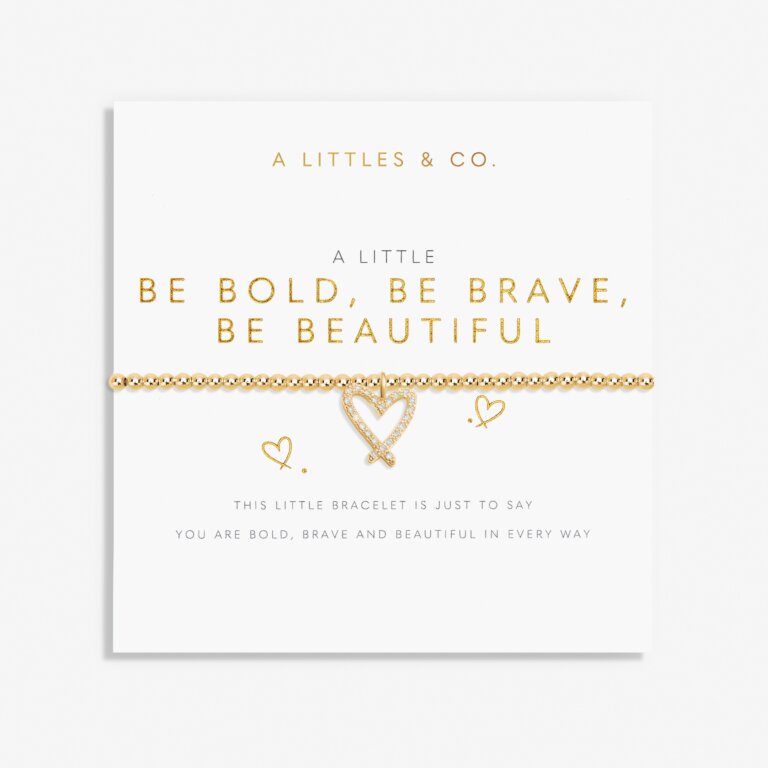 Be Bold, Brave, Beautiful Bracelet - Inspirational Jewelry