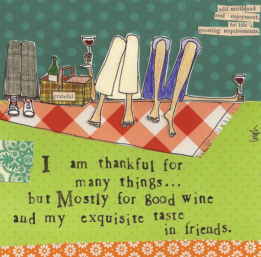 Paper Cocktail Napkins Pack of 20 Curly Girl Thankful For