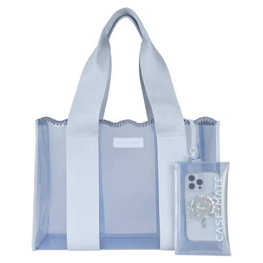 Case-Mate Carolina Blue Crochet Wave Jelly Tote Bag
