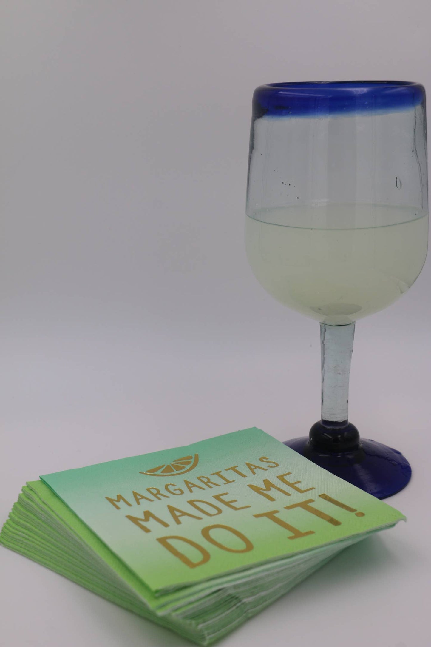 Cocktail Napkins | Margaritas Made Me Do It -  Foil - 20ct