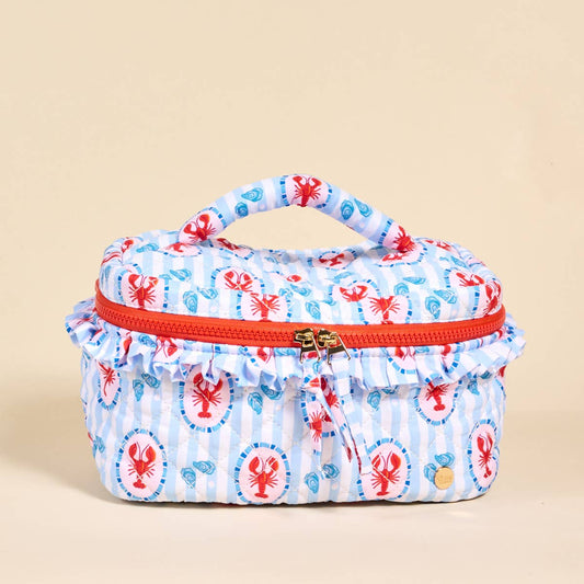 Glam & Go Quilted Cosmetic Bag–Harbor House