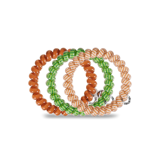Spiral Hair Coils | Large | Football Hair Ties