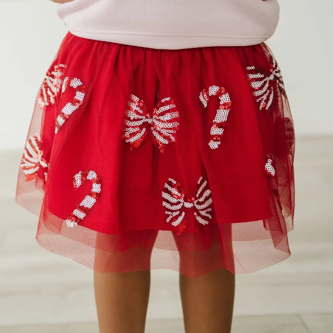 Candy Cane Coquette Tutu
